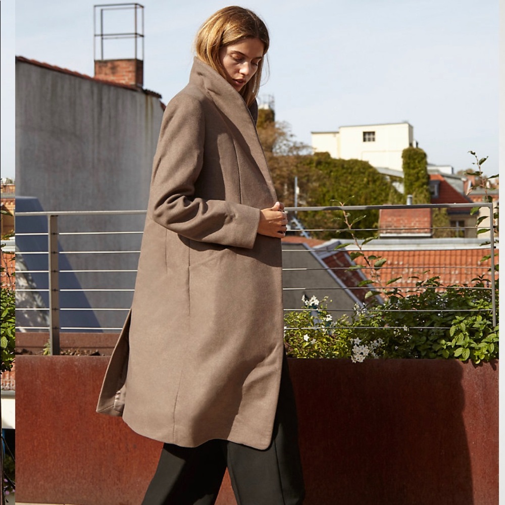 The Cocoon Coat - Wilfred -Aritza-Super Stylish Soft Long wool-cashmere NEW - Picture 4 of 11